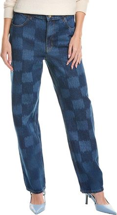 Marimekko Indigo Jakal Barrel Jean