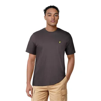 Lyle & Scott Heren T-shirt katoen met logo (Gunmetal)