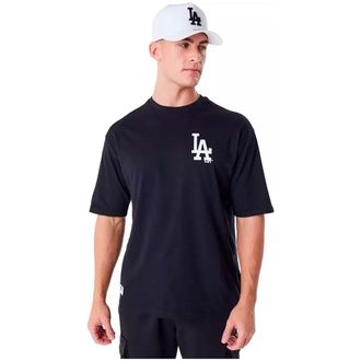 New Era Mens MLB ESSENTLS LC OS TEE LOSDOD BLKWHI TEES and T-Shirts, Black, XXL
