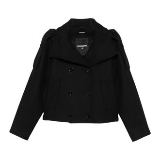 Patrizia Pepe Cappotto doppiopetto - - Coats - Donna - Nero - M