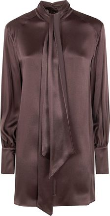 Semicouture Short Satin Dress