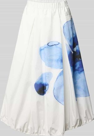 Max & Co. Midi-Rock aus reiner Baumwolle Modell GEYSER in Weiss, Gr&ouml;&szlig;e 32