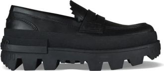 Moncler Maxence Loafers - Dames - Loafers - Zwart - 37 EU - Leer - Schoenen