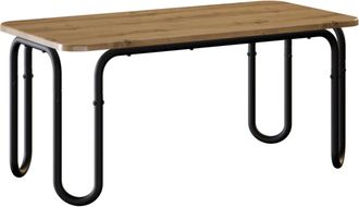 vidaXL Mesa De Centro Roble Artisan 79,5 X 40 X 36 Cm Vidaxl