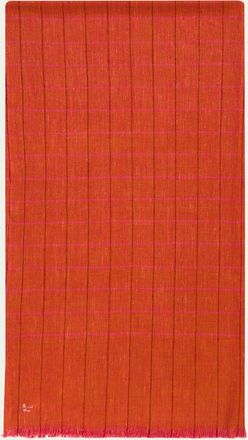 Anderson & Sheppard Mens Hairline Windowpane Check Cashmere Scarf