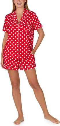 Kate Spade New York print short pajamas in Red Print at Nordstrom, Size X-Large
