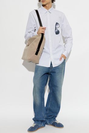 Moschino Shirt With Pocket, Mens, White