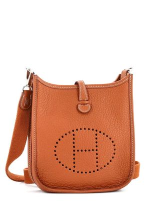 Herm&egrave;s Evelyne Bag Gen III Clemence TPM crossbody bag - Brown