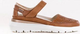 Pikolinos Womens Rueda Velcro Trainer Shoes In Brandy
