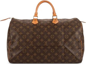 Louis Vuitton Borsa tote Speedy 40 con monogramma - Marrone