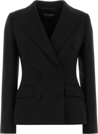 Dolce & Gabbana Blazer in lana - - Jackets - Donna - Nero - S