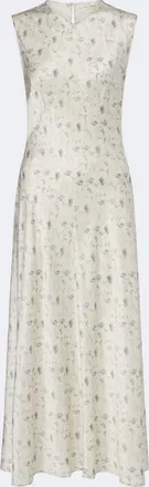 D&ocirc;en D&ocirc;en Adelana floral silk satin midi dress