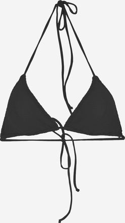 MC2 Saint Barth Womens Bikini Top Stretch Nylon Black Polyamide Swimwear Sea Clothing