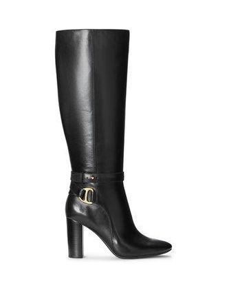 Ralph Lauren MAKENNA BURNISHED LEATHER RIDING BOOT