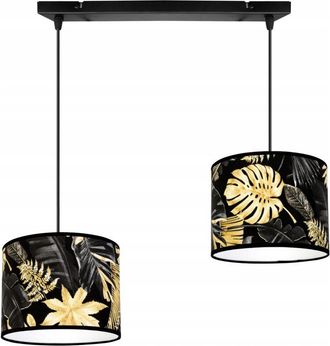 OEM L&aacute;mpara De Techo Colgante, Pantalla, Flores Doradas, Led