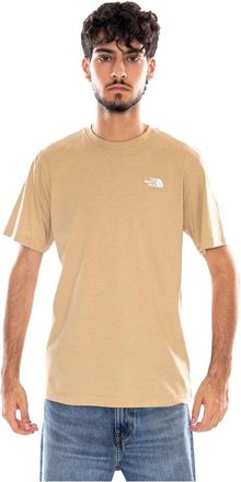 The North Face M Evo SD Reg SS Tee - Heren - Sportshirts - Beige - M - Fitness