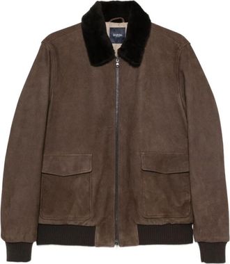 Barba Giacca Boston - Heren - Bomber jackets - Bruin - 3XL - Leer - Jassen