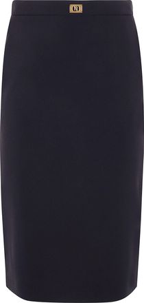 Elisabetta Franchi Pencil Midi Skirt By Elisabetta Franchi