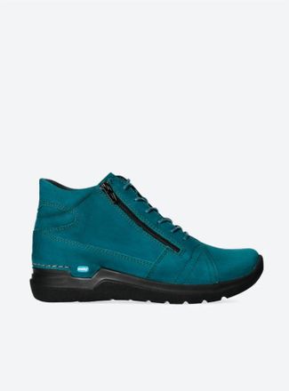 Wolky Womens Why Lace-Up Boot In Petrol