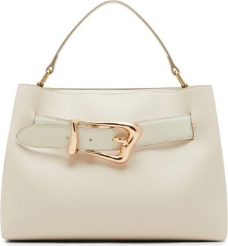 Anne Klein Midi Top Handle Satchel in Parchment at Nordstrom Rack