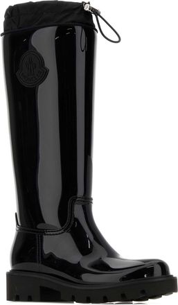 Moncler Womens Kick Stream Boot Black Pvc