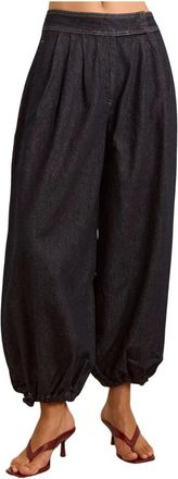 Damson Madder Mavi Balloon Jeans - Dames - Loose Fit Jeans - Blauw - W25 - Katoen - Jeans
