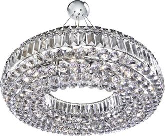 Searchlight Grosse, luxuriöse Hängelampe Vesuvius ø 70 cm - 24 flammig