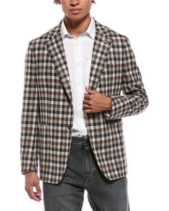 Isaia Capri Wool & Cashmere-Blend Sport Jacket