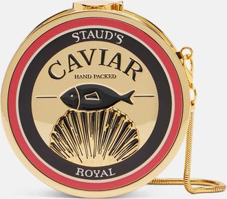 Staud Bolso cruzado Caviar Mini