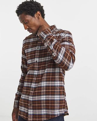 Tommy Jeans Check Shirt- Brown