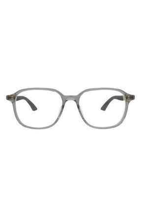 Montblanc 53mm Round Optical Glasses in Grey Gold Transparent at Nordstrom Rack