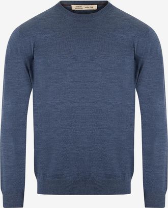 Maurizio Baldassari Pullover mit Rundhalsausschnitt aus Schurwolle und Kaschmir