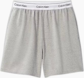 Calvin Klein Mens Icon Cotton Jersey Pyjama Shorts, Grey Heather - Size: 35/34/32