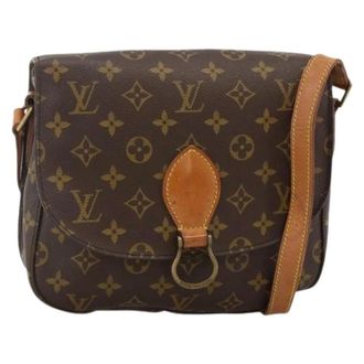 Louis Vuitton Pre-owned Cross Body Bags, female, Brown, Size: ONE SIZE Pre-owned Vintage Monogram Canvas Shoulder Bag
