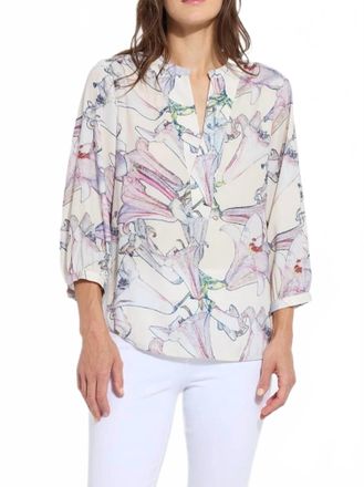 Lyss&eacute; Yola Blouse In French Bouquet