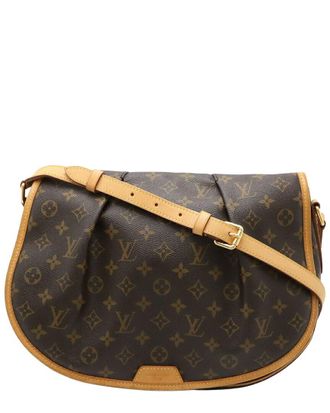 Louis Vuitton Brown Monogram Canvas Menilmontant Mm (Authentic Pre-Loved)