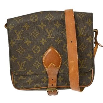 Louis Vuitton Pre-owned Cross Body Bags, female, Brown, Size: ONE SIZE Pre-owned Cartouchiere Handbag