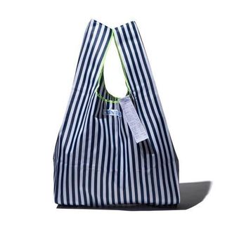 Puebco School Tie Fabric Bag in Navy Blue X White at Nordstrom
