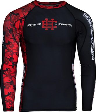 OEM Camiseta De Manga Larga Para Hombre, Color Rojo, Modelo Warrior Xl, Color Negro