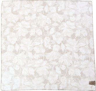 Brunello Cucinelli Floral-Printed Square Silk Scarf