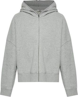 Entire studios Cotton Sweatshirt - unisex - Vesten met rits - Grijs - XS - Katoen - Hoodies & sweatvesten