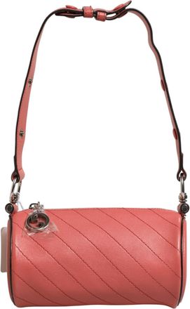 Gucci Blondie Mini Shoulder Bag Pink Womens Leather (Pre-Owned)