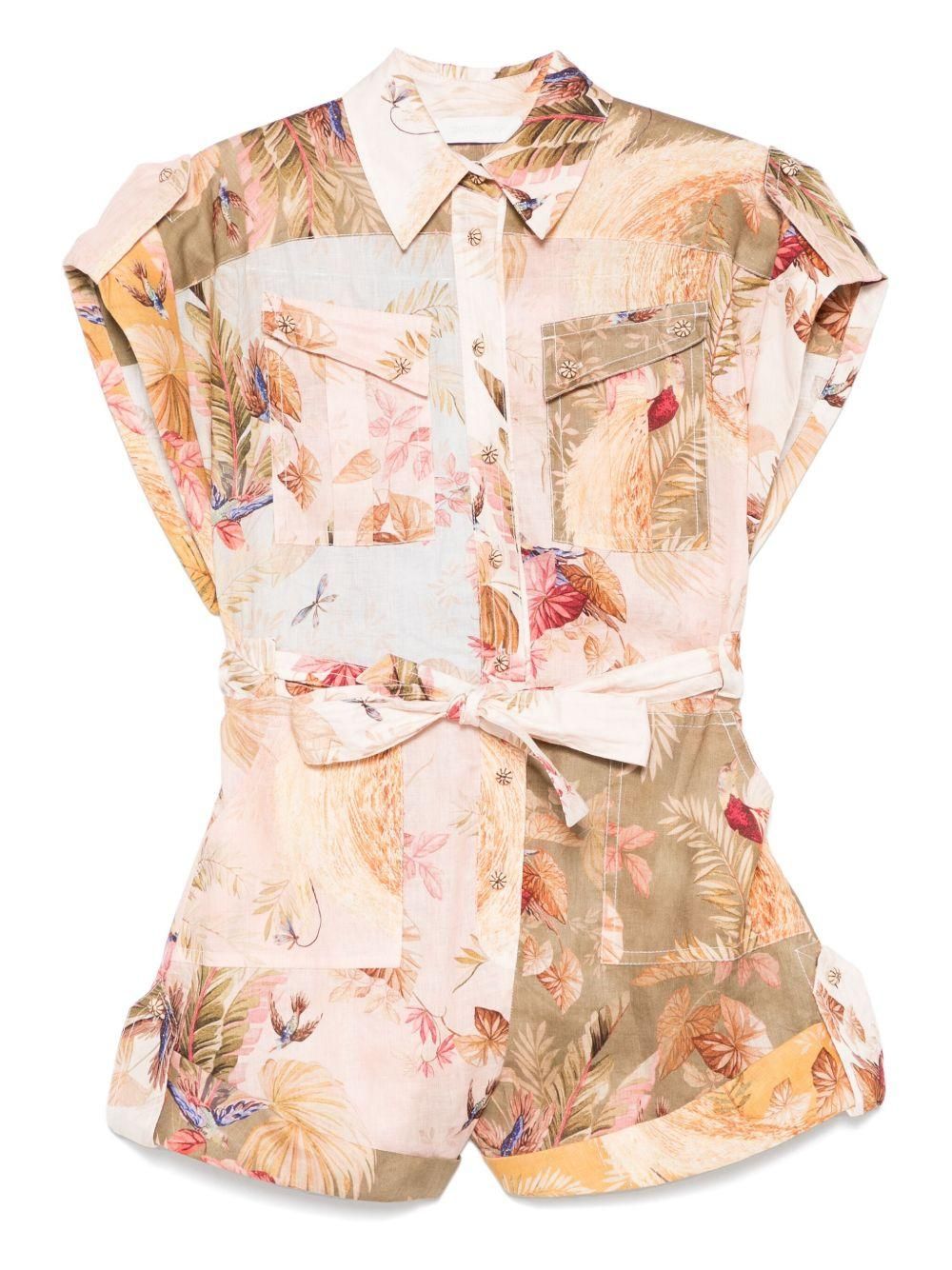 オールインワン・サロペット ZIMMERMANN Woman Jumpsuits Multicolor 4235YSS254 CMFL Zimmermann Jumpsuit Multicolor Womens Zimmermann