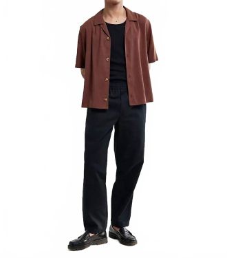 Wax London Hyde Straight Leg Trouser In Black