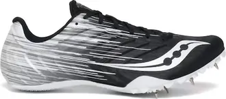 Saucony Mens Spitfire 5 Sport Running Shoes In Black/white