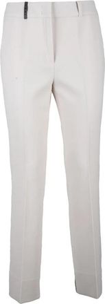 PESERICO Trousers - White Pearl