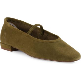 Seychelles Sweetheart Mary Jane Flat in Olive at Nordstrom Rack, Size 6.5
