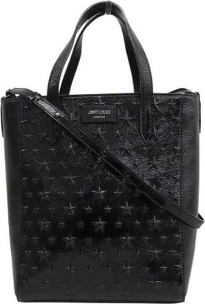 Jimmy Choo London Pre-owned Tote Bags, female, Black, Size: ONE SIZE Pre-owned Patent Leather Tote Bag