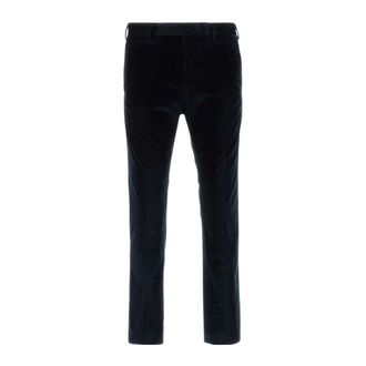 Pantaloni Torino Dieci Slim-fit Pantalon - Heren - Broeken - Blauw - Maat: M Katoen