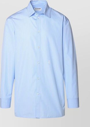 Jil Sander striped cotton long-sleeve shirt